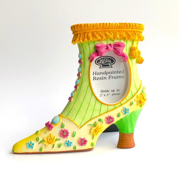 Other - Resin Victorian Shoe Photo Frame